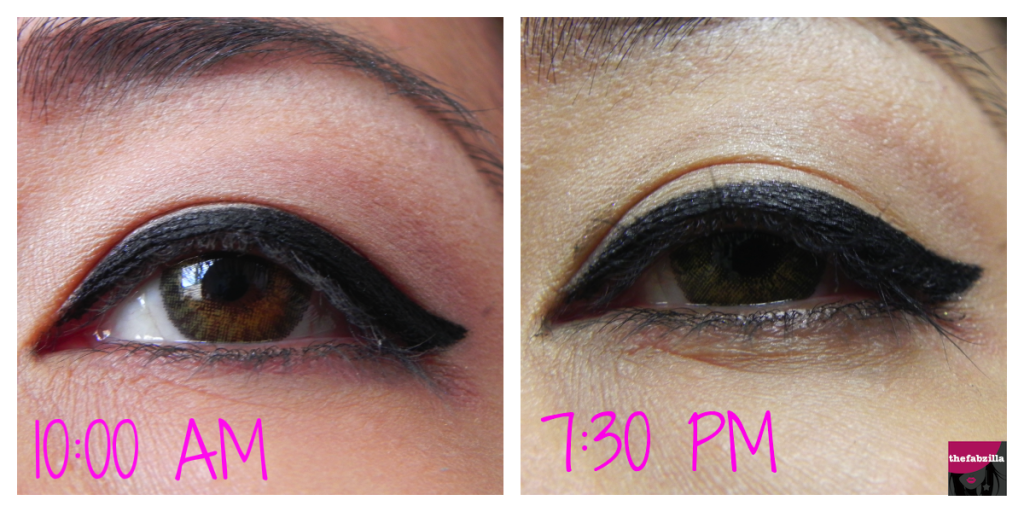 Battle of the Gel Eyeliner INGLOT Matte 77 vs. MAC Blacktrack